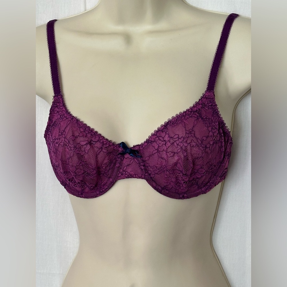 Cosmopolitan Floral Bra Stretch Lace Underwired Size 34B